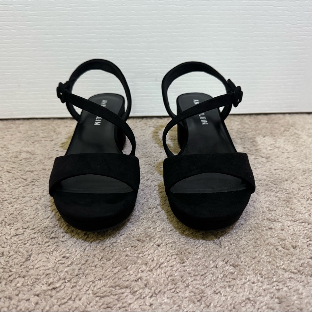 Anne Klein Women's Black Sandals